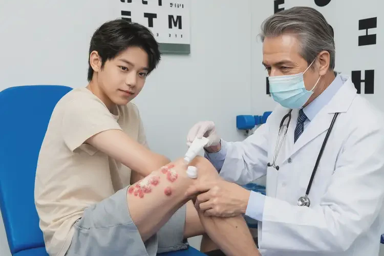 青少年小腿長(zhǎng)濕疹不管它會(huì)自己好嗎(圖3)