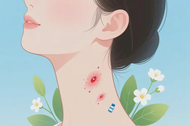 青年人脖子上經(jīng)常長濕疹不管它會自己好嗎(圖4)