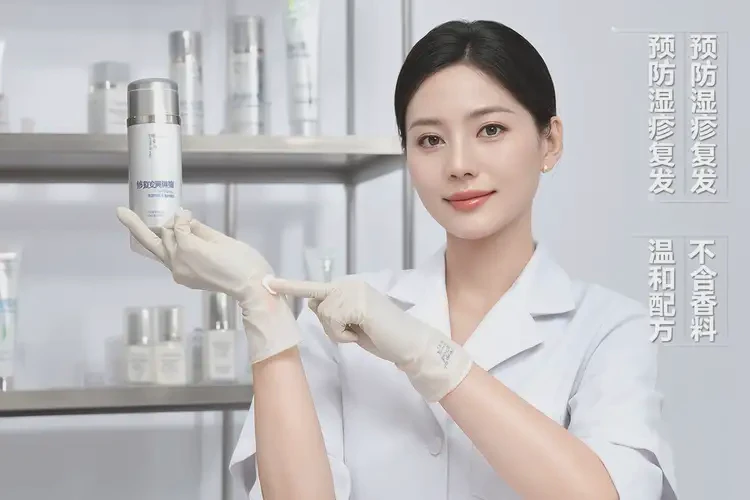 孩子面部起濕疹能夠徹底治愈嗎(圖1)