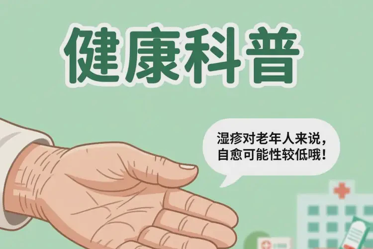 高龄老人身上容易长湿疹不管它会自己自愈吗(图2)