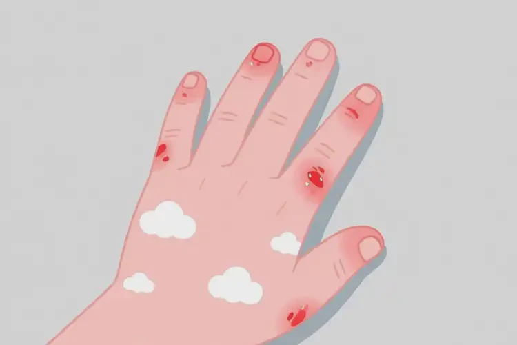 小兒手上經(jīng)常長濕疹不管它會自己痊愈嗎(圖2)