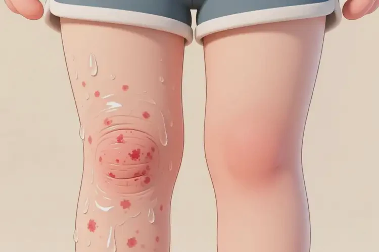 少儿大腿上容易长湿疹不管它会自己自愈吗(图3)