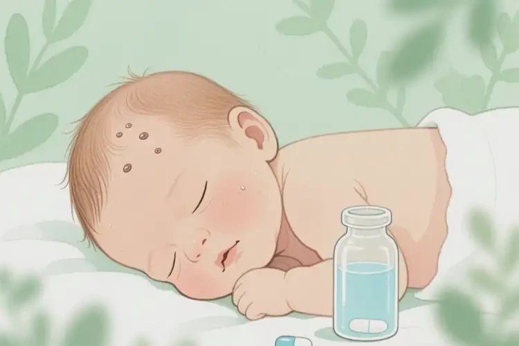 新生兒身上經(jīng)常長濕疹不管它會自己自愈嗎(圖2)