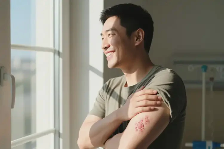 男生全身經(jīng)常起濕疹能夠徹底治愈嗎(圖3)