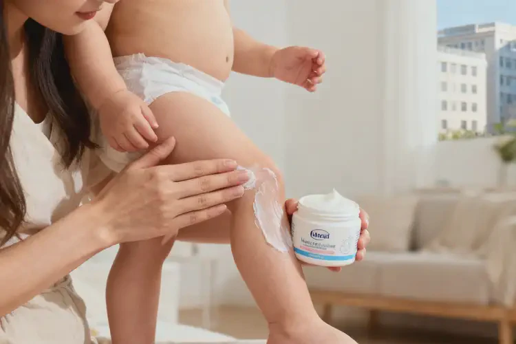 宝宝小腿上经常长湿疹可以彻底自愈吗(图1)