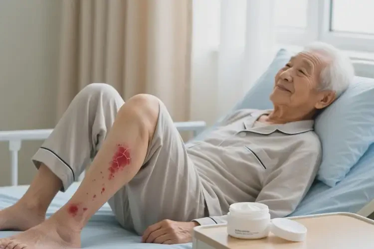 高齡老人大腿出濕疹不管它會自己痊愈嗎(圖2)