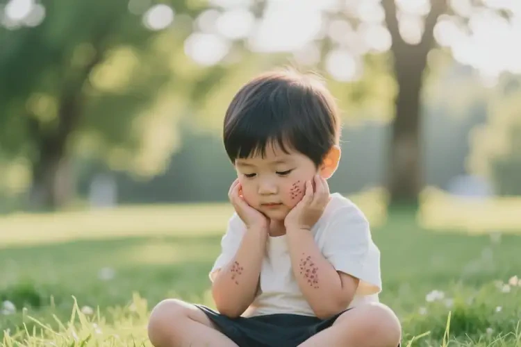 兒童臉上出現(xiàn)濕疹能靠自己自愈嗎(圖3)