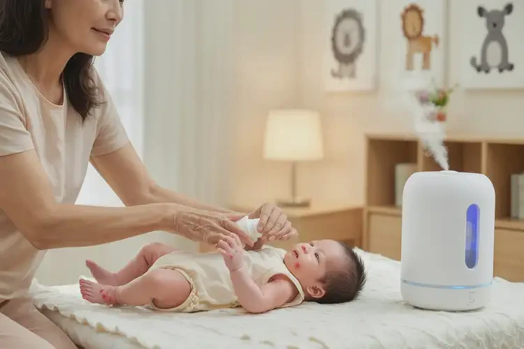 新生兒四肢有濕疹能靠自己自愈嗎(圖1)