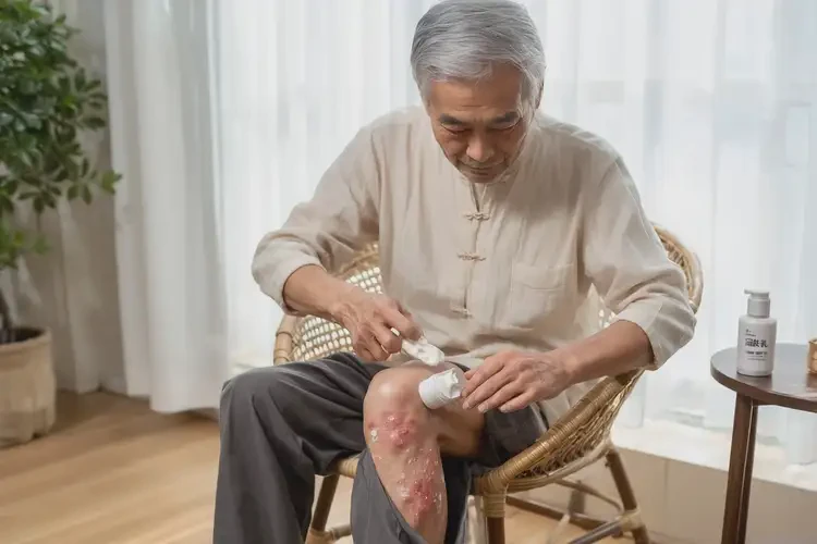 老年人小腿上出濕疹能夠徹底治愈嗎(圖2)
