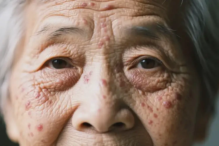 老年人臉上經(jīng)常長濕疹不管它會自己自愈嗎(圖4)