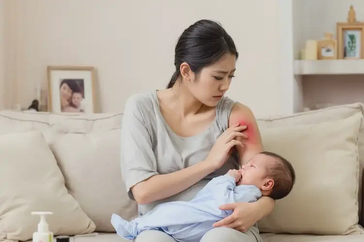 哺乳期妈妈屁股上出湿疹不管它会自己痊愈吗(图4)