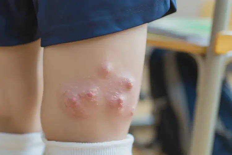 小學(xué)生小腿上容易起濕疹可以徹底自愈嗎(圖4)