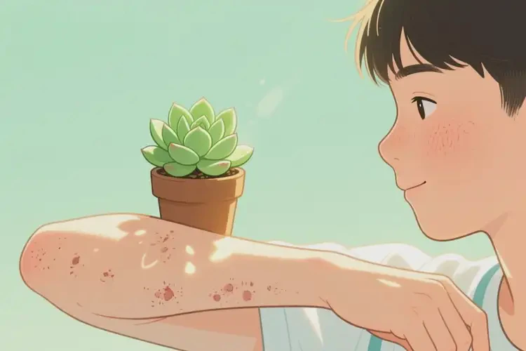 青少年手臂長(zhǎng)濕疹不管它會(huì)自己自愈嗎(圖4)