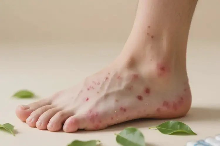 青年人腳上起濕疹可以徹底自愈嗎(圖4)