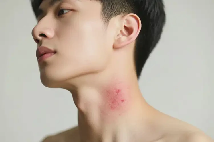 青年人脖子上偶尔长湿疹能彻底自愈吗(图1)