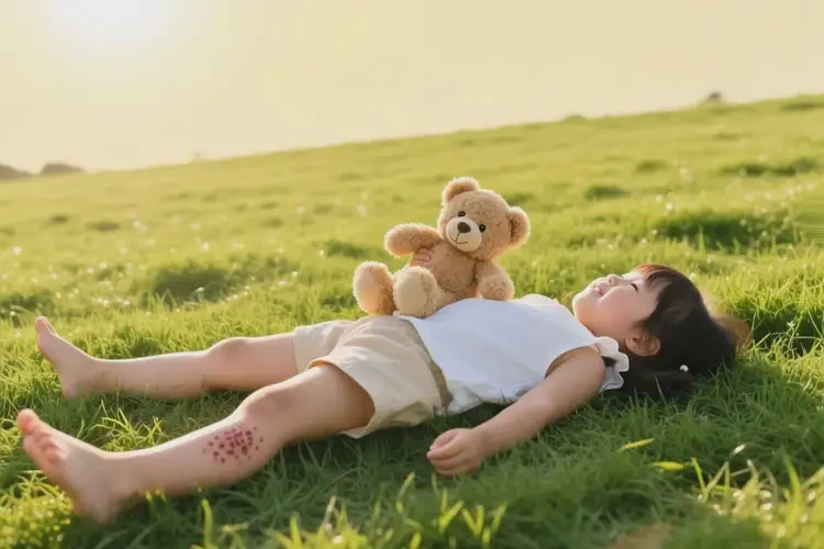 小兒小腿上經(jīng)常起濕疹可以徹底自愈嗎(圖2)