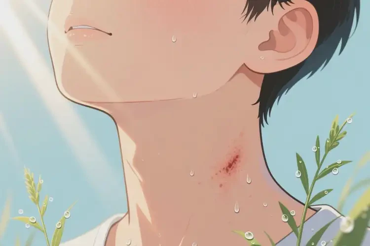 青少年脖子上容易起濕疹不管它會(huì)自己痊愈嗎(圖1)