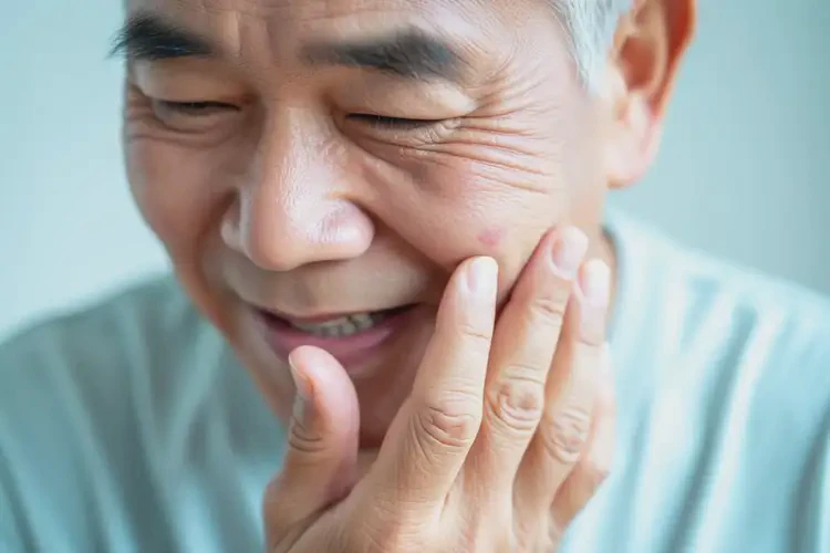 高龄老人面部偶尔长湿疹能彻底自愈吗(图2)