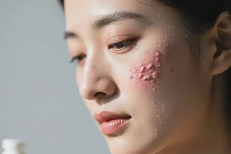 女性臉上起濕疹不管它會(huì)自己自愈嗎(圖3)