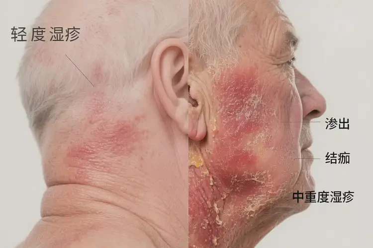 老年人脖子經(jīng)常長濕疹不管它會自己痊愈嗎(圖3)