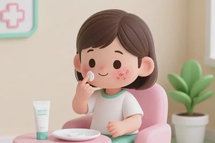 兒童面部出現(xiàn)濕疹能夠徹底治愈嗎(圖3)