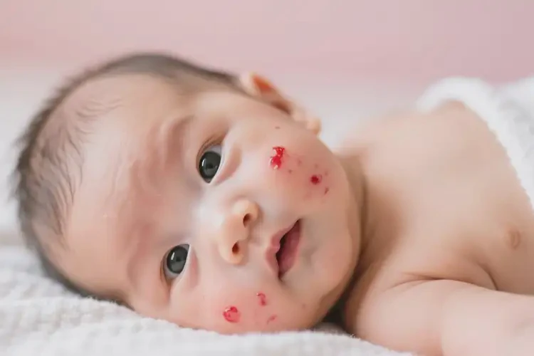 嬰兒面部偶爾長濕疹不管它會自己自愈嗎(圖3)