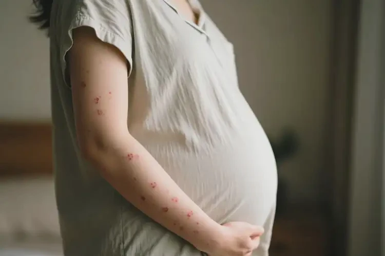 產(chǎn)婦四肢有濕疹不管它會(huì)自己自愈嗎(圖4)