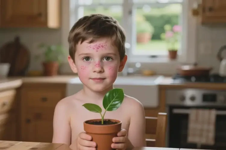 孩子面部長(zhǎng)濕疹能靠自己自愈嗎(圖1)