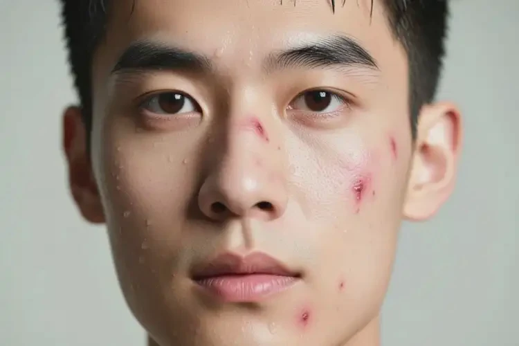 男生臉上偶爾長(zhǎng)濕疹不管它會(huì)自己好嗎(圖1)