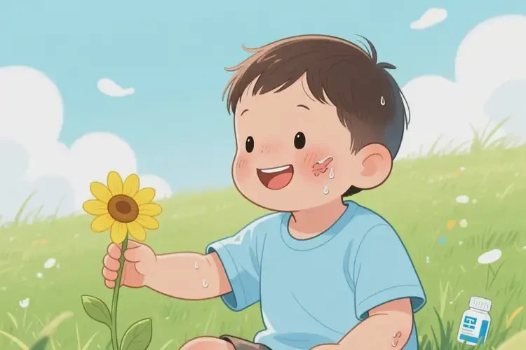 小兒臉上偶爾起濕疹可不可以徹底自愈(圖2)