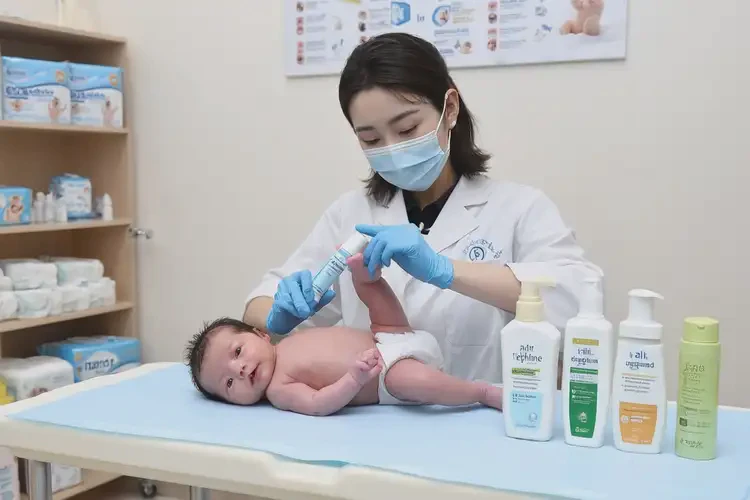 孩子屁股上偶爾長濕疹不管它會自己自愈嗎(圖1)