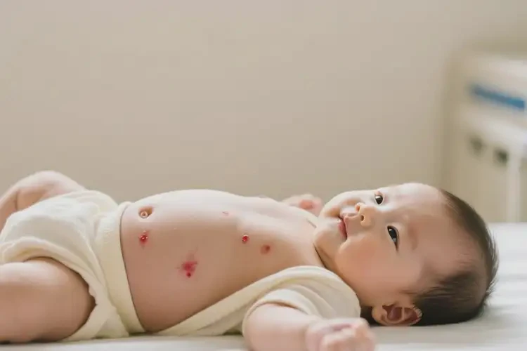 寶寶肚子上偶爾長(zhǎng)濕疹不管它會(huì)自己好嗎(圖4)