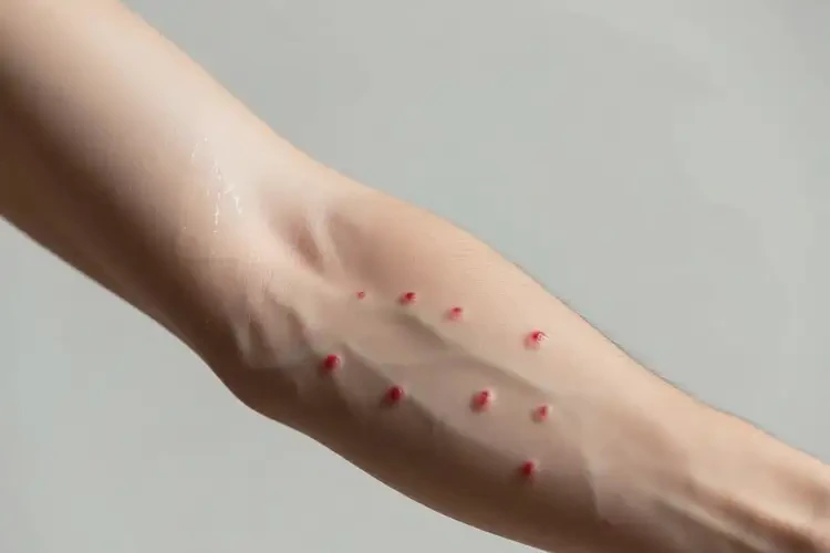 男性手臂偶爾長濕疹能靠自己自愈嗎(圖2)