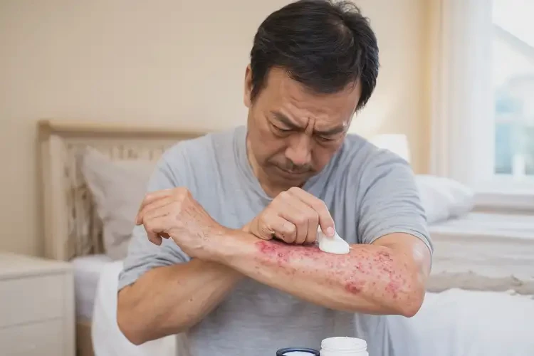 男人身上偶爾長濕疹不管它會自己痊愈嗎(圖3)