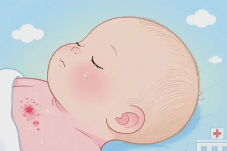 小兒脖子上起濕疹能靠自己自愈嗎(圖2)