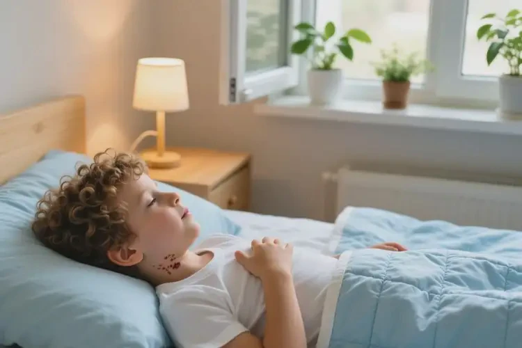 小學(xué)生脖子上起濕疹能不能徹底自愈(圖1)