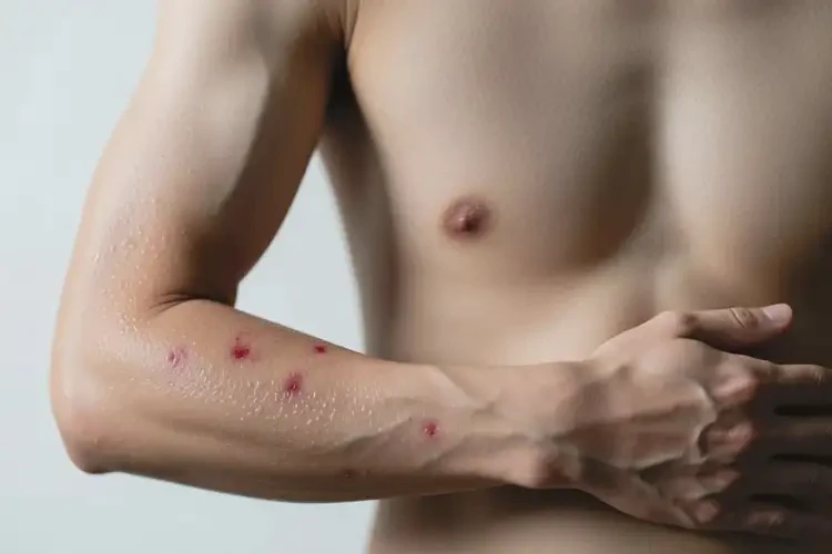 男性手臂偶爾長濕疹能靠自己自愈嗎(圖3)