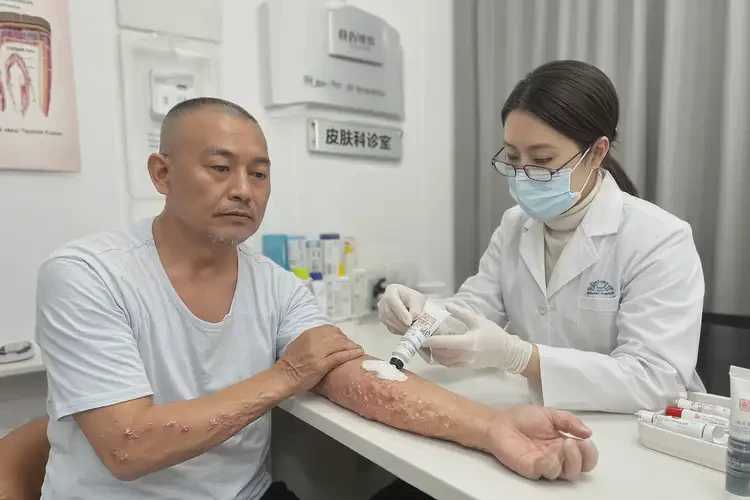 男人身上長(zhǎng)濕疹不管它會(huì)自己痊愈嗎(圖2)