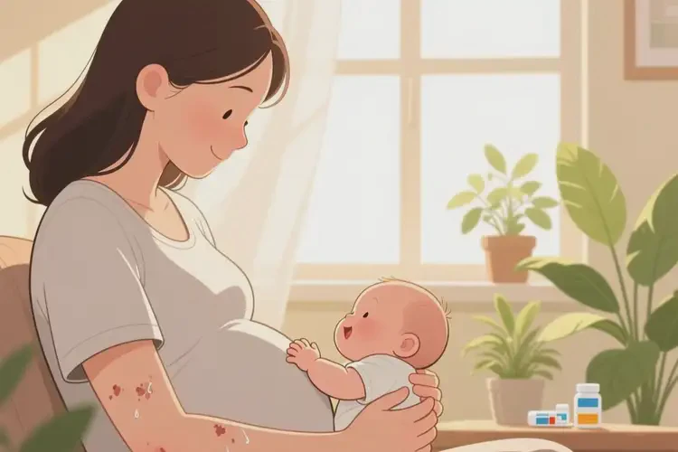 產(chǎn)婦全身偶爾長濕疹能徹底自愈嗎(圖2)