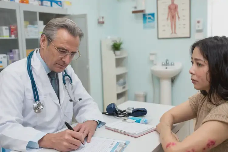 男性手臂容易長濕疹不管它會自己自愈嗎(圖2)