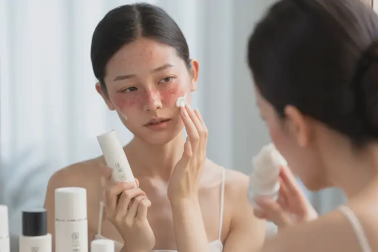 女人面部有濕疹可以徹底自愈嗎(圖4)