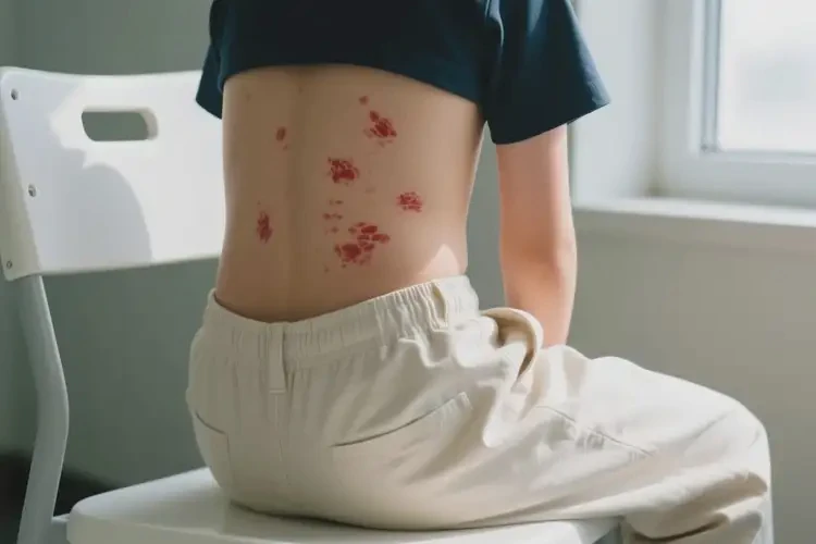 中學生屁股上有濕疹不管它會自己自愈嗎(圖4)