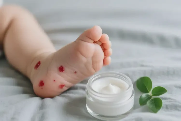 寶寶腳上起濕疹不管它會自己自愈嗎(圖3)