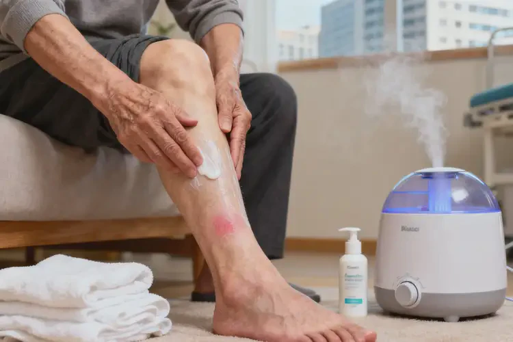 老人小腿出現(xiàn)濕疹可以徹底自愈嗎(圖3)