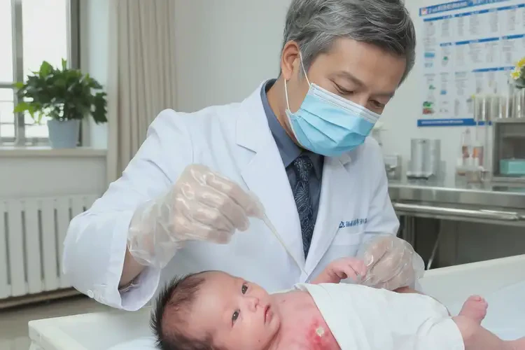 新生兒脖子起濕疹能靠自己自愈嗎(圖2)