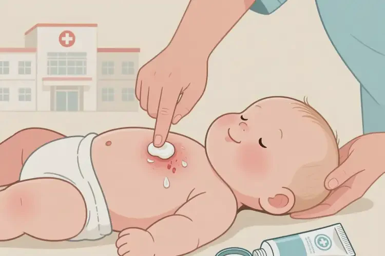 嬰兒肚子容易起濕疹能夠徹底治愈嗎(圖1)