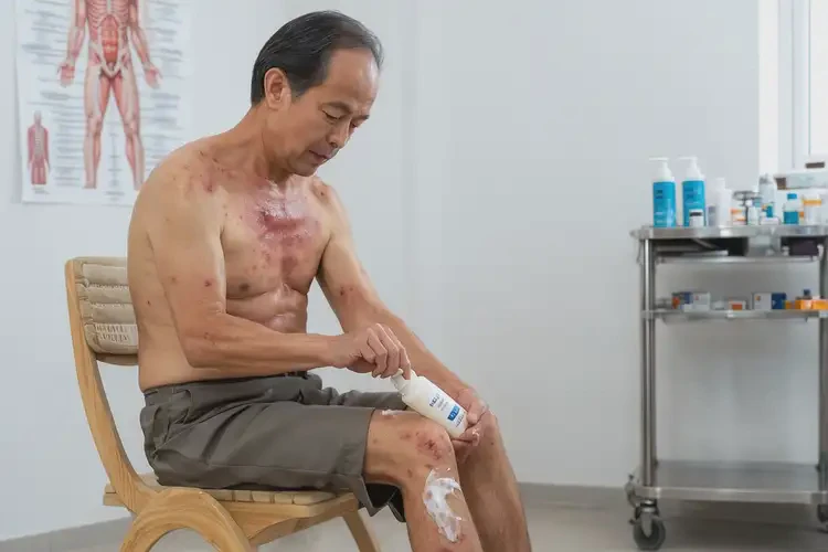 男性大腿有濕疹不管它會(huì)自己好嗎(圖3)