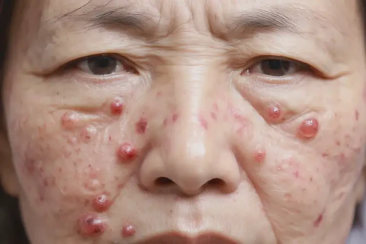 女人面部容易長濕疹不管它會自己自愈嗎(圖4)