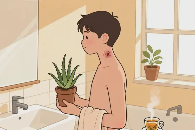 青少年脖子容易長濕疹可以徹底自愈嗎(圖3)