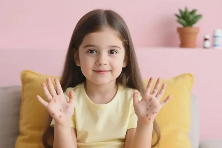 兒童全身偶爾長濕疹不管它會自己好嗎(圖1)